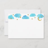 Over the Moon Baby shower Dank je wel kaart (Voorkant)