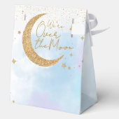 Over the Moon Baby shower Favoriet Box Bedankdoosjes (Achterkant)