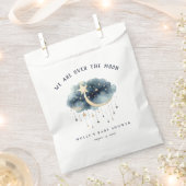 Over the Moon Baby shower Favoriete Bags Bedankzakje (Geknipt)