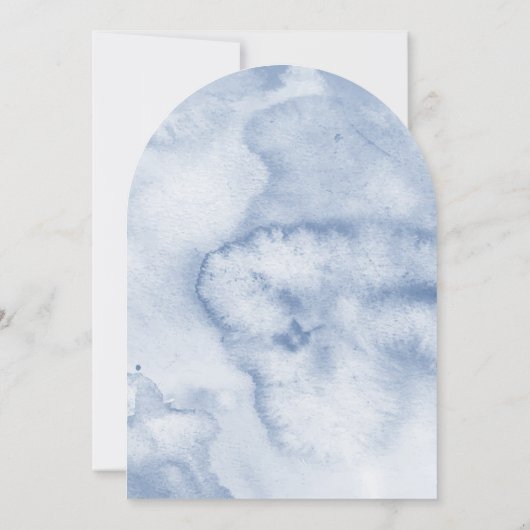 Over The Moon Baby Shower Kaart (Achterkant)