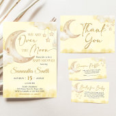 Over the Moon Baby Shower  Kaart