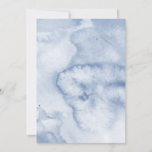 Over The Moon Baby Shower Kaart (Achterkant)