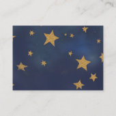 Over the Moon Baby shower Luier Raffle Informatiekaartje (Achterkant)