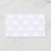 Over The Moon Baby shower Luier Raffle Ticket Informatiekaartje (Achterkant)
