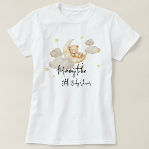 Over The Moon Baby Shower Moeder Wordt Moeder T-Sh T-shirt