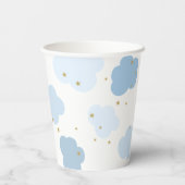 Over the Moon Baby shower Schattige pastel papier  Papieren Bekers (Achterkant)