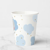 Over the Moon Baby shower Schattige pastel papier  Papieren Bekers (Links)