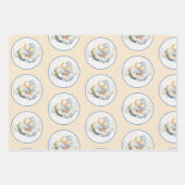  Over the Moon Baby shower Wrapping Paper (Voorkant)
