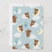 Over the Moon Beer Baby shower Uitnodiging (Achterkant)