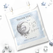 Over the Moon Blue Boy Baby shower Favor Bag Bedankzakje