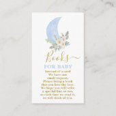 Over the moon Boeken voor Baby Boy Kaart (Voorkant)