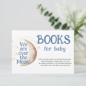 Over the Moon Boeken voor Baby shower Kaart (Staand voorkant)