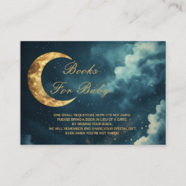Over the Moon Boeken voor Baby Verzoekkaart Informatiekaartje
