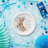 Over the Moon Boho Bruiloftsborrel Papieren Bordje (Feest)