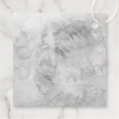 Over the Moon boho genderneutraal baby shower Bedankjes Labels (Achterkant)