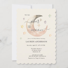 Over The Moon Boho Hemelse Babyborrel Kaart