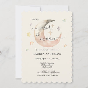 Over The Moon Boho Hemelse Babyborrel Kaart