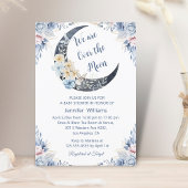Over the Moon Botanical baby shower Stijlvol Kaart