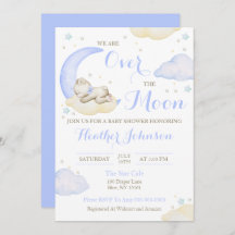 Over The Moon Boy Beer Baby shower