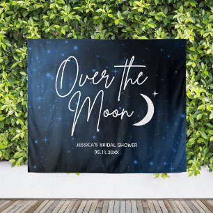 Over The Moon Bruidsfeest Backdrop Op Maat Wandkleed