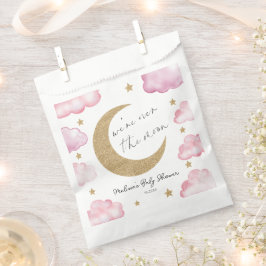 Over The Moon Celestial Pink Clouds Baby Shower Bedankzakje