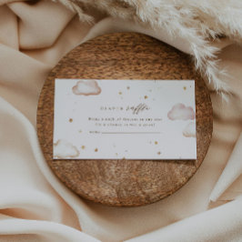 Over the Moon Diaper Raffle Card Informatiekaartje