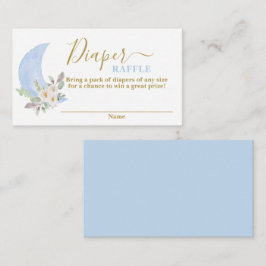 Over the moon Diaper Raffle Kaart