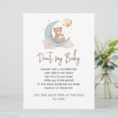 Over the Moon Don't Say Baby Spelkaart Kaart (Staand voorkant)
