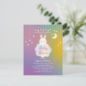 Over the Moon Een konijntje is op The Way Baby sho Kaart (Staand voorkant)