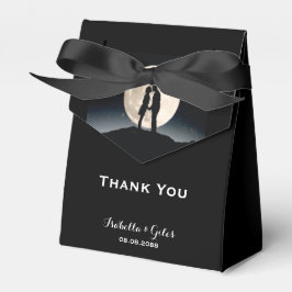 Over the Moon en Sterrennacht bruiloft Bedankdoosjes