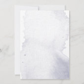 Over the Moon Flowers Baby shower Kaart (Achterkant)