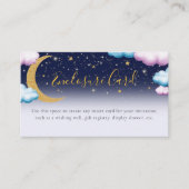 Over the Moon Gender Reveal Enclosure Kaart (Voorkant)