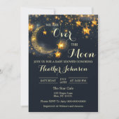 Over the moon grillig neutraal Baby shower Kaart (Voorkant)