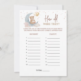 Over the Moon Hoe oud waren ze Game Kaart