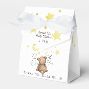 Over The Moon Knuffelbeer Baby Shower Bedankdoosjes