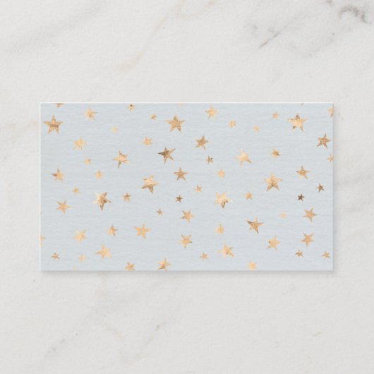 Over the Moon Luier Raffle Kaarten - Blauw (Achterkant)