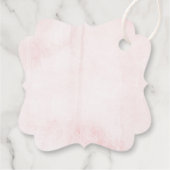 Over The Moon | Meisjes Baby Shower Bedankjes Labels (Achterkant)