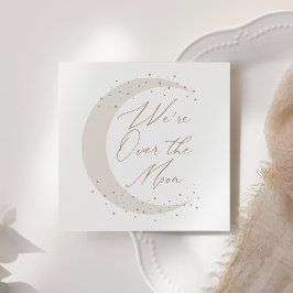 Over the Moon Neutral Baby shower Servet