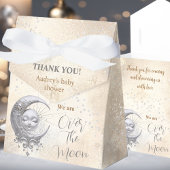 Over the Moon Neutral Baby shower Tent Favor Box Bedankdoosjes