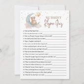 Over the Moon Nursery Rhyme Quiz Game Kaart (Voorkant)