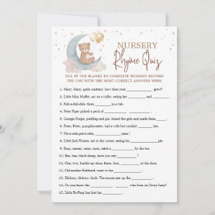 Over the Moon Nursery Rhyme Quiz Game Kaart