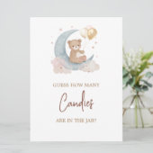 Over the Moon Raad hoeveel Snoepjes spel Kaart (Staand voorkant)