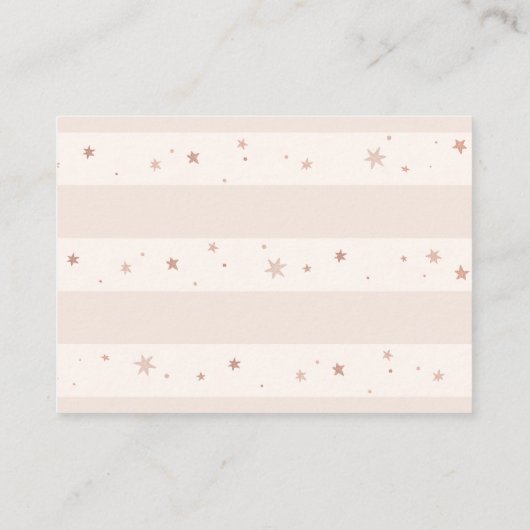 Over the moon raden hoe groot is mama buik Kaart (Achterkant)