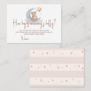 Over the moon raden hoe groot is mama buik Kaart