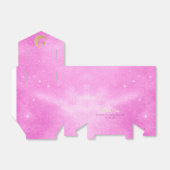 Over the Moon Roze Baby shower Favoriet Box Bedankdoosjes (Uitgevouwen)