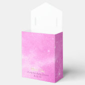 Over the Moon Roze Baby shower Favoriet Box Bedankdoosjes (Geopend)