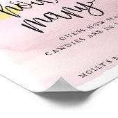 Over the Moon Roze Raad Hoeveel Game Poster (Hoek)