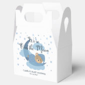 Over The Moon Slapen Beer Meisje Baby shower Bedankdoosjes (Geopend)