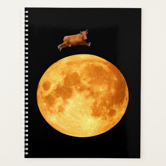 Over The Moon Spiraalschriftboek Planner (Voorkant)