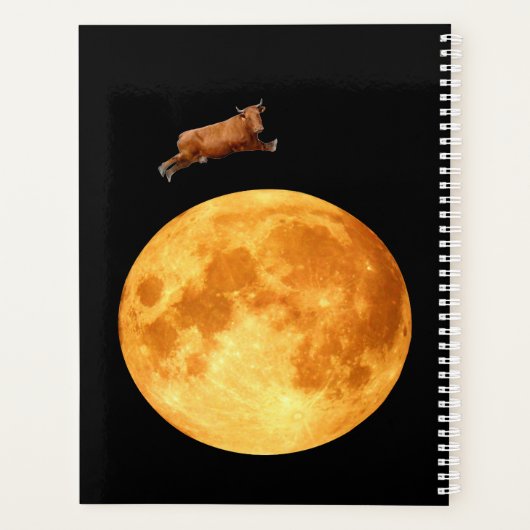 Over the Moon Spiral Notitieboek (Achterkant)